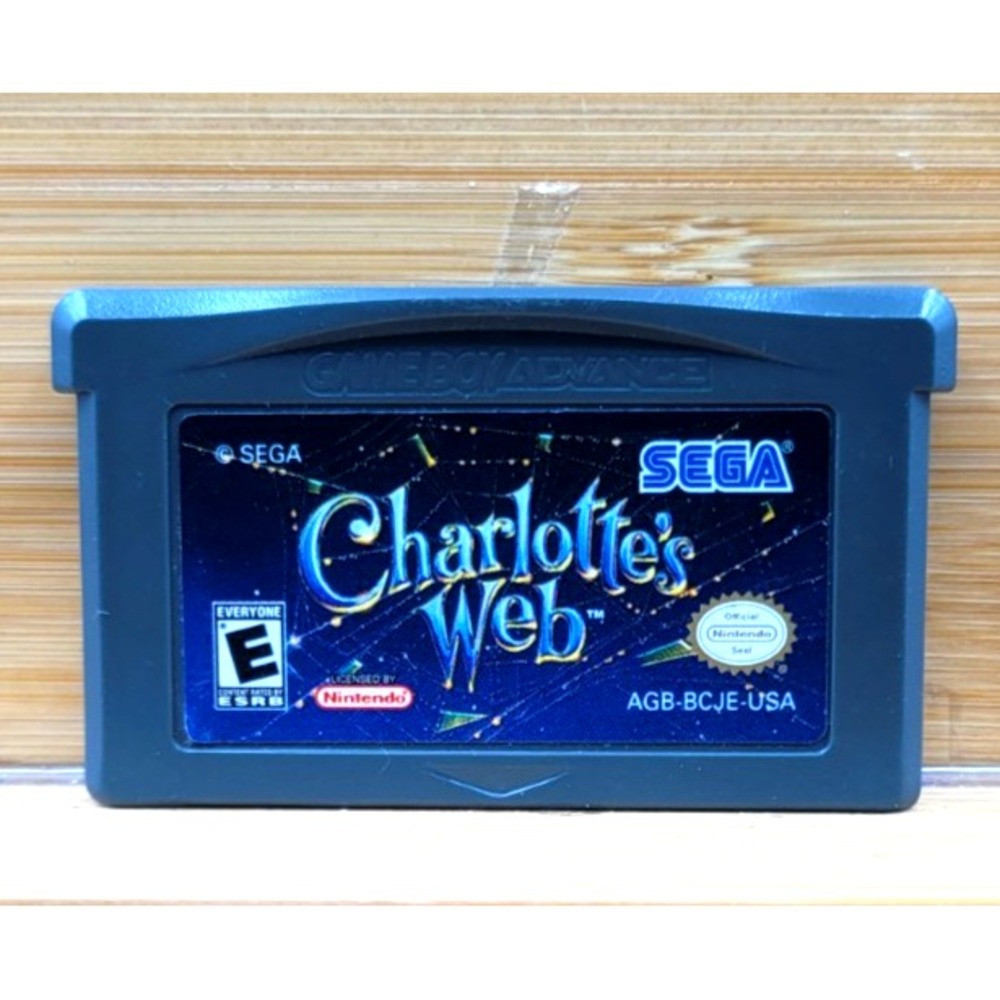 Charlotte's Web (Nintendo Game Boy Advance, 2006) Tested & WORKS